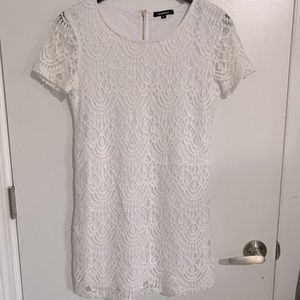 White lace dress